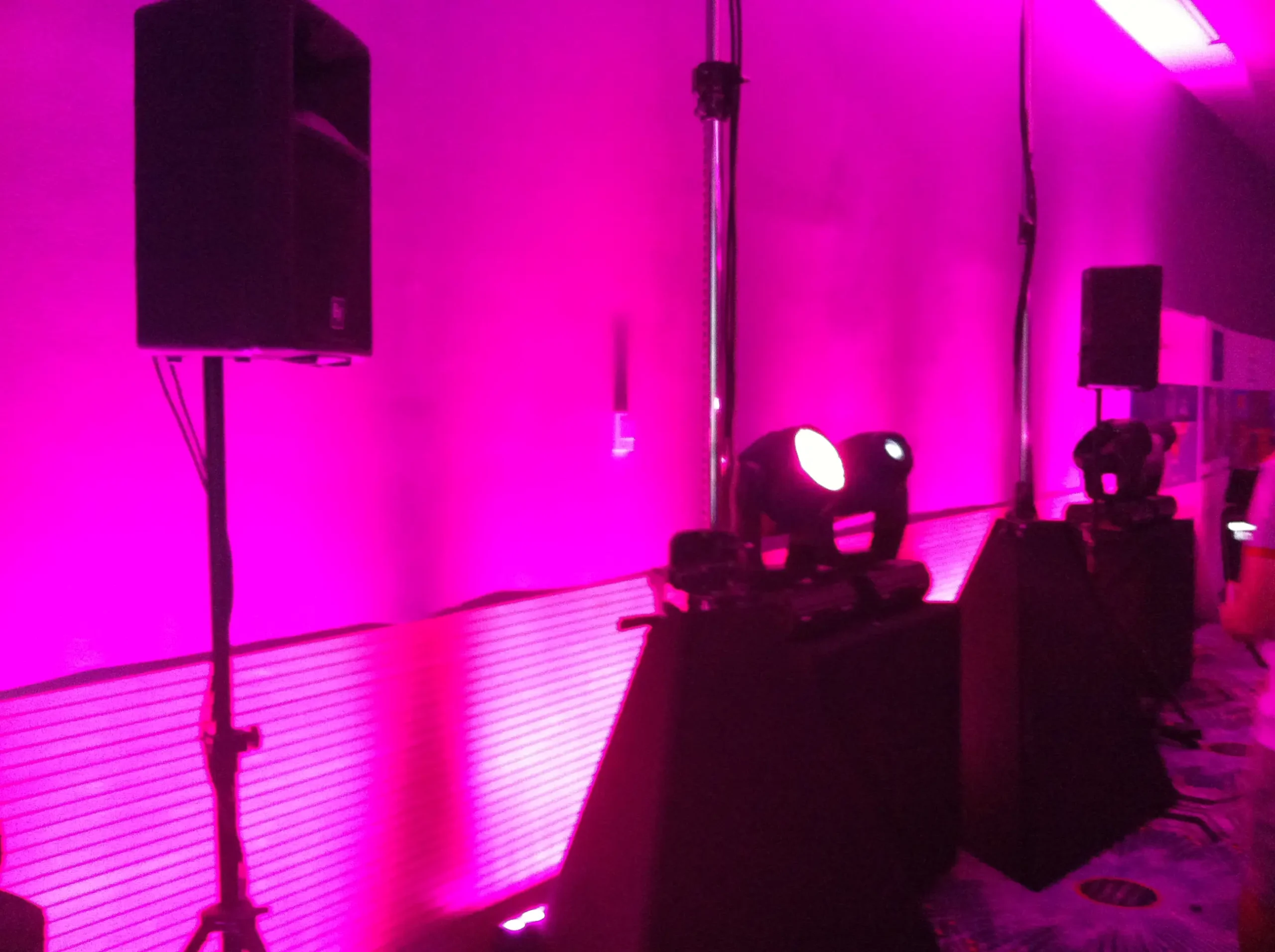 Stage Uplighting Rental in Malaga, Spain